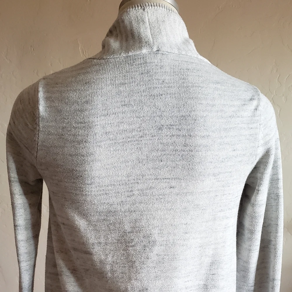 Lululemon Ivivva  Cardigan Gray Youth 14 Athleisure Open Front Womens Sweater